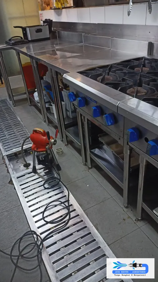 Penanganan saluran dapur usaha