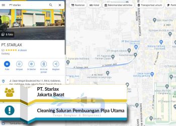 Testimoni Jasa Saluran Pipa Mampet di PT Starlax Jakarta Barat - Jaya Rooter